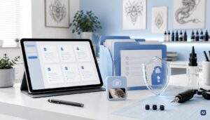 Datenschutz im Tattoo-Studio mit digitaler Kundenverwaltung und geschützter Dokumentenablage