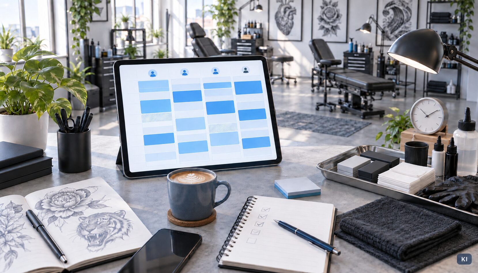 Mehr über den Artikel erfahren Tattoo-Studio-Auslastung planen: Voller Kalender ohne Dauerstress